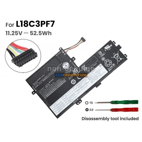 11.34V  52.5Wh  3 cells  Li-Polymer  Black