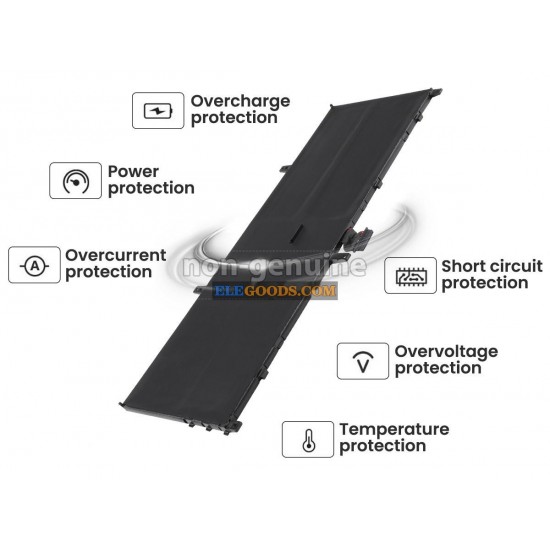 7.68V  60Wh  4 cells  Li-Polymer  Black